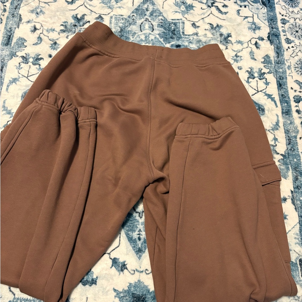 Oner Active Cozy Brown Drawstring Sweatpants - image 2